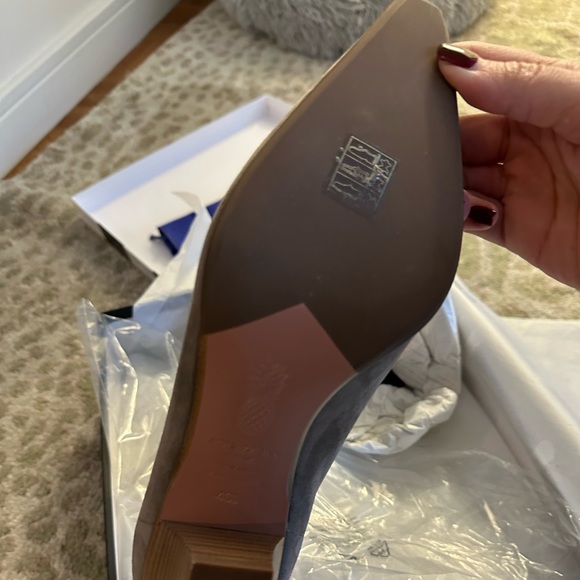 Aquazzura Saint Honore Beige Suede - Picture 4 of 7